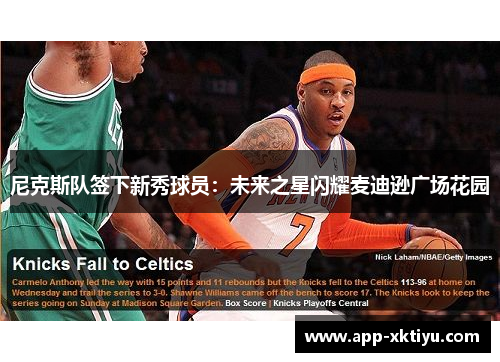 尼克斯队签下新秀球员：未来之星闪耀麦迪逊广场花园